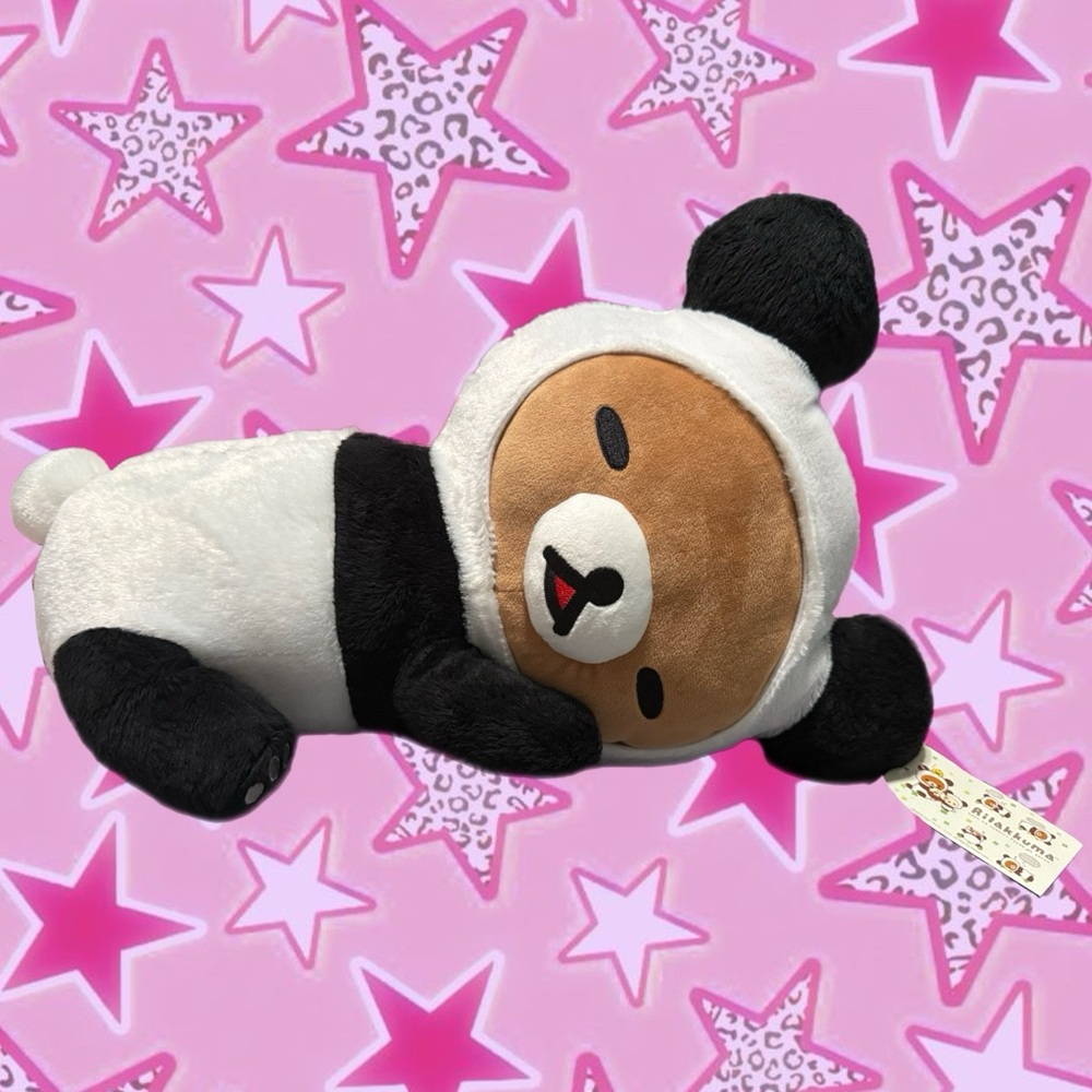 Rilakkuma Sleeping Panda Bear Plush